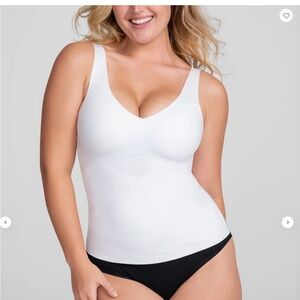 Honeylove White LiftWear Tank 1X